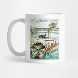 Les Libellules électriques Paris Vintage Poster 1896 Mug